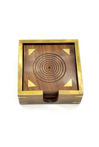 Wooden Coaster-Set of 6